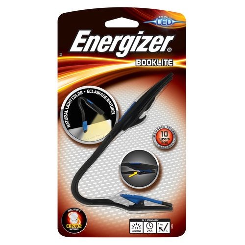 Energizer - LINTERNA LED DE LECTURA MODELO BOOKLITE 2 CR2032 ENERGIZER E300477601