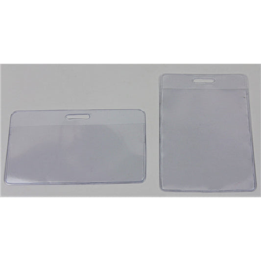 Iberplas - CAJA 50 FUNDAS IDENTIFICACION PVC APAISADA 53X100MM IBERPLAS 107350