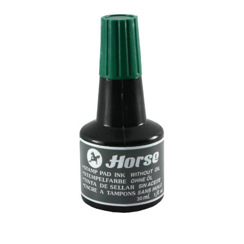 Horse - TINTA PARA ENTINTAR TAMPON 30 CC. COLOR VERDE HORSE 251104