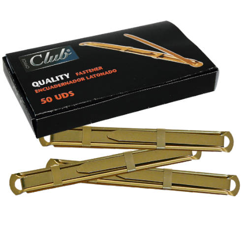 Office Club - CAJA 50 UNIDADES FASTENER LATONADO CALIDAD EXTRA OFFICE CLUB 319397