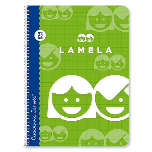 Lamela - CUADERNO BASICO FORMATO 4º 40 HOJAS RAYADO 3 MM SURTIDOS LAMELA 07003