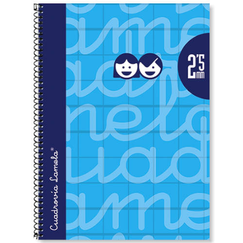 Lamela - CUADERNO FOLIO FORRADO RAYADO 3 MM 5 COLORES SURTIDOS LAMELA 7FTE003S