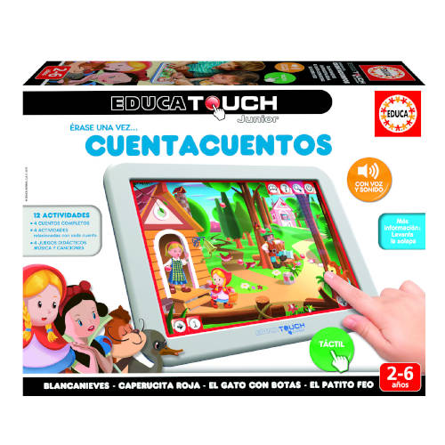 Educa - JUEGO EDUCA TOUCH JUNIOR ERASE UNA VEZ...CUENTACUENTOS DE 2-6 AÑOS EDUCA BORRAS 15746