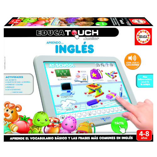 Educa - JUEGO EDUCA TOUCH JUNIOR APRENDO... INGLES DE 4-8 AÑOS EDUCA BORRAS 15438