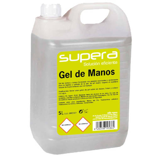 Sin Marca - GEL DE MANOS 5 LITROS SUPERA JM080