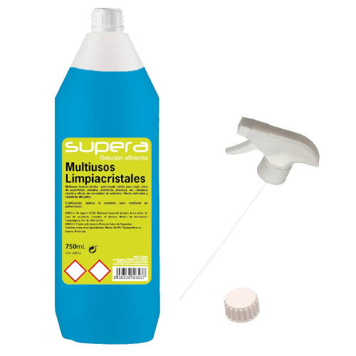 Sin Marca - CAJA 20 MULTIUSOS LIMPIACRISTALES 750 ML SUPERA LI324