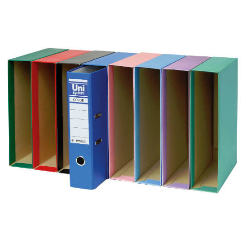 Unisystem - CAJA FOLIO EN COLOR LILA UNISYSTEM COLOR 17221035