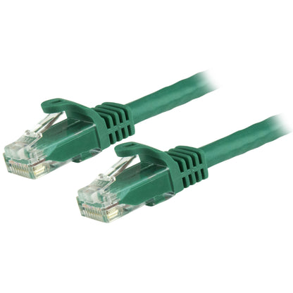 StarTech.com - Cable de 0 5m Verde de Red Gigabit Cat6 Ethernet RJ45 sin Enganche - Snagless