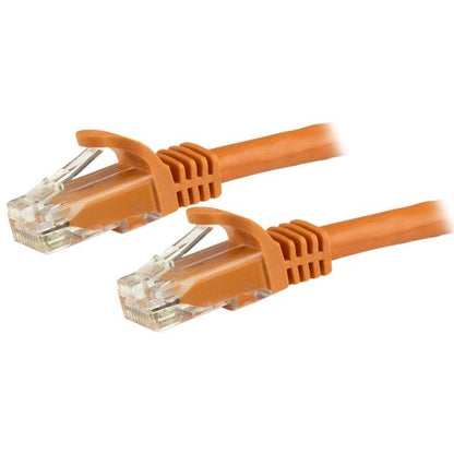 StarTech.com - Cable de 1m Naranja de Red Gigabit Cat6 Ethernet RJ45 sin Enganche - Snagless