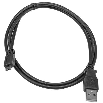 StarTech.com - Cable Adaptador de 2m USB A Macho a Micro USB B Macho para Teléfono Móvil Carga y Datos - Negro