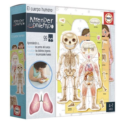 Educa - JUEGO EL CUERPO HUMANO EDUCA BORRAS 18701