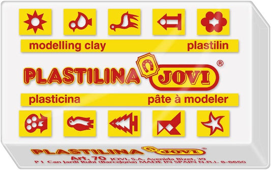 Jovi - PASTILLAS PLASTILINA 50 G - BLANCO JOVI - 1 pieza(s) 7001