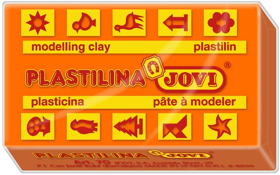 Jovi - PASTILLAS PLASTILINA 50 G - NARANJA JOVI - 1 pieza(s) - 7004