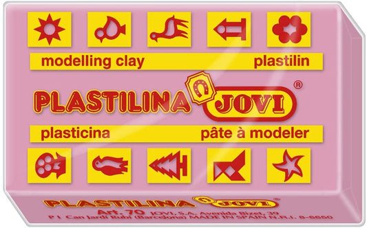 Jovi - PASTILLAS PLASTILINA 50 G - ROSA JOVI - 1 pieza(s) - 7007