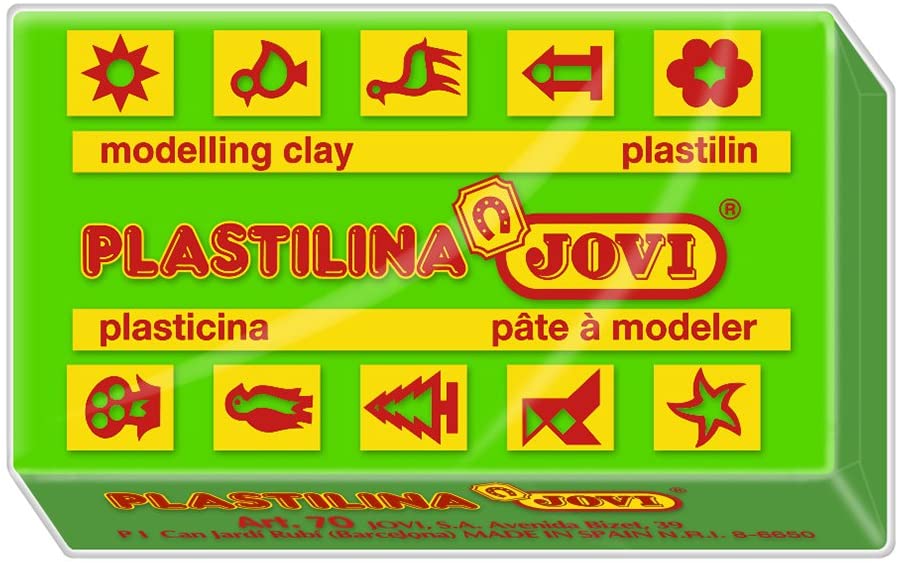 Jovi - PASTILLAS PLASTILINA 50 G - VERDE CLARO JOVI - 1 pieza(s) - 7010