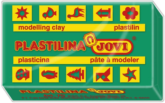 Jovi - PASTILLAS PLASTILINA 50 G - VERDE OSCURO JOVI - 1 pieza(s) - 7011