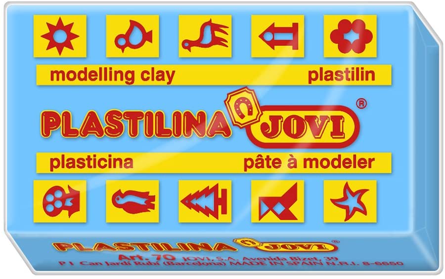 Jovi - PASTILLA PLASTILINA 50 G - AZUL CLARO JOVI - 1 pieza(s) 7012