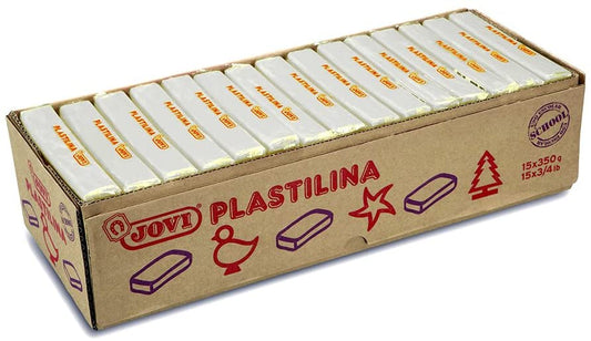 Jovi - PASTILLAS PLASTILINA 350 G - BLANCO JOVI  - 1 pieza(s) - 7201