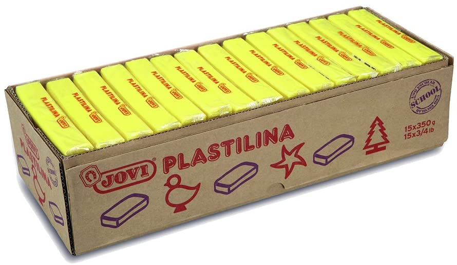 Jovi - PASTILLAS PLASTILINA 350 G - AMARILLO JOVI - 1 pieza(s) - 7202