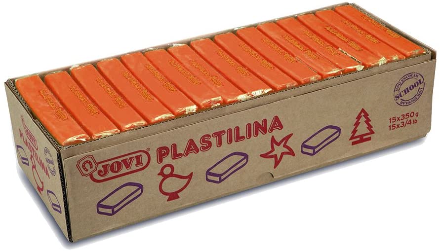 Jovi - PASTILLAS PLASTILINA 350 G - NARANJA JOVI - 1 pieza(s) 7204