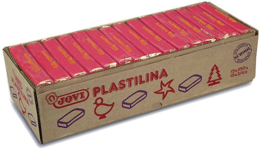 Jovi - PASTILLAS PLASTILINA 350 G - RUBÍ JOVI - 1 pieza(s) -7206