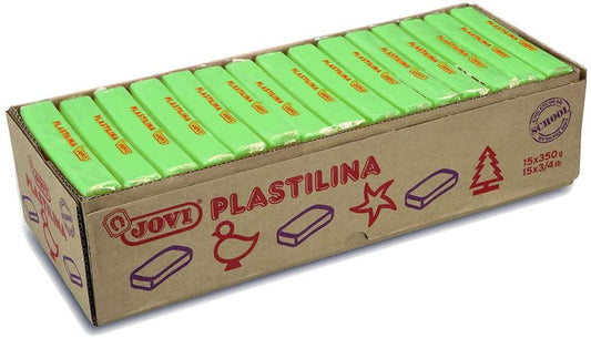 Jovi - PASTILLAS PLASTILINA 350 G - VERDE CLARO JOVI - 1 pieza(s) - 7210