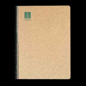 Escolofi - CUADERNO ESPIRAL DIN-A5 RECICLADO FSC 50 HOJAS 80G. HORIZONTAL CON MARGEN.GREEN ESCOLOFI 130210704