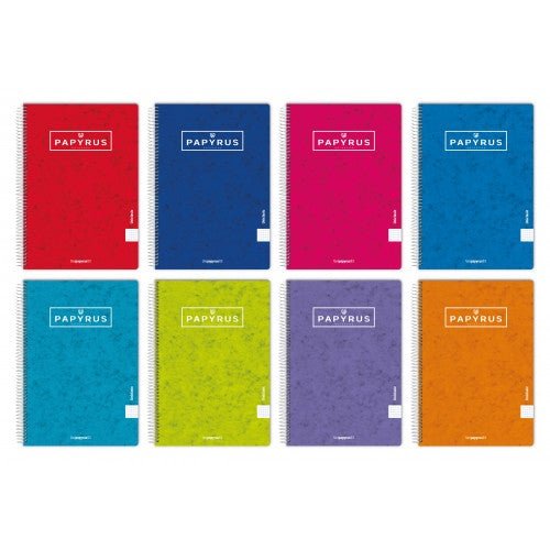 Papyrus - CUADERNO TAPA CONTRACOLADA UNICLASIC 4º 80 HOJAS 90GR. 1 LINEA COLORES SURTIDOS PAPYRUS 8851098