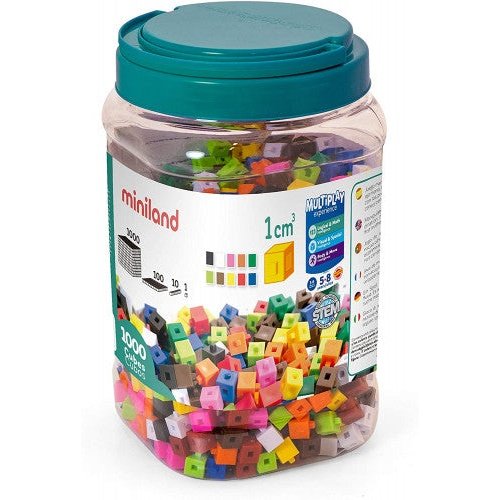 Miniland Educational - CUBOS 1 CM 1000 PCS MINILAND 95211