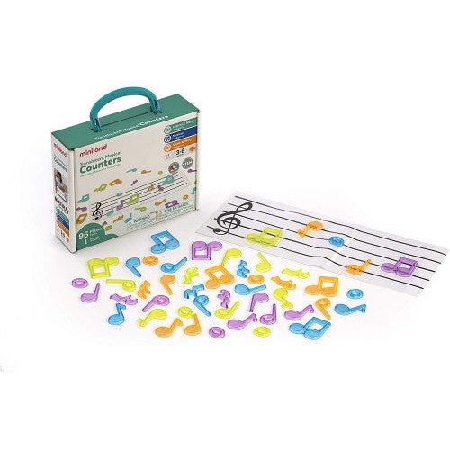 Miniland Educational - TRANSLUCENT MUSICAL COUNTERS MINILAND 97901