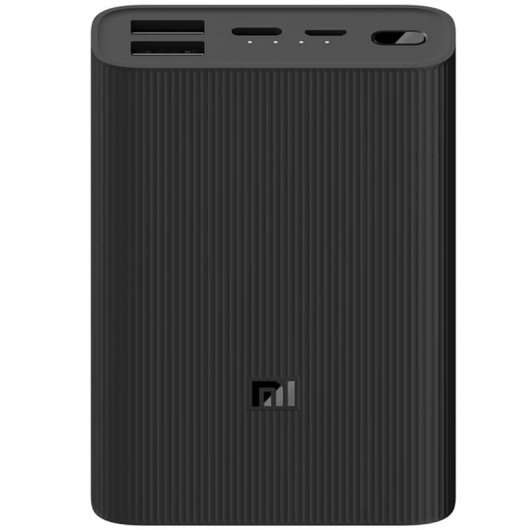 Xiaomi - Mi Power Bank 3 Ultra Compact Polímero de litio 10000 mAh Negro