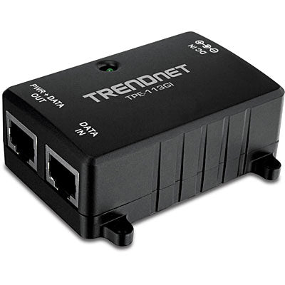 Trendnet - TPE-113GI adaptador e inyector de PoE Gigabit Ethernet 48 V