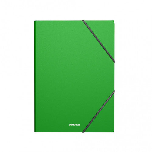 ErichKrause - CARPETA CON GOMAS ELÁSTICAS MATT CLASSIC  A4  VERDE ERICH KRAUSE 53323