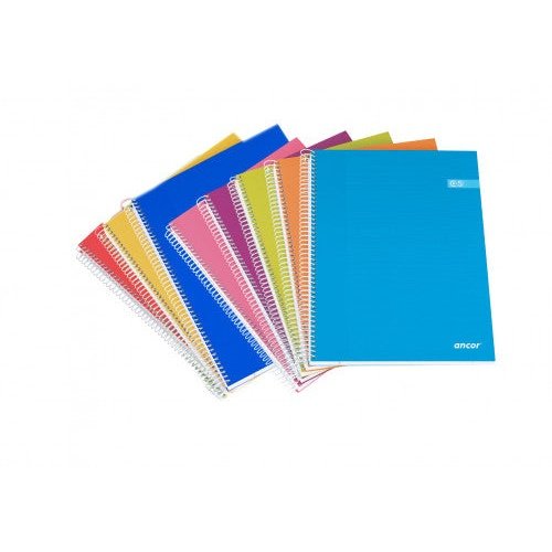 Ancor - CUADERNO TAPA BLANDA FOLIO CST 80 HOJAS 60G Q4X4 ST ANCOR 056808