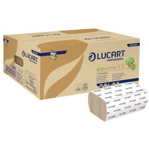 Lucart - PAQUETE 3800 TOALLAS V2 ECONATURAL LUCART CE594