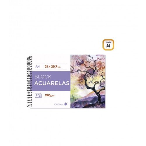 Pryse - CUADERNO DIBUJO A3 ACUARELAS 24 HJS. 190GMS. HSWC WONDER ART BY PRYSE 6230032