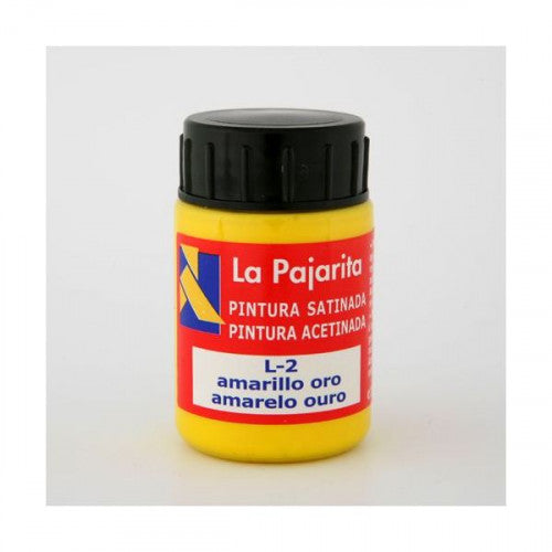 La Pajarita - PAJARITA SATINADA L-02 AMARILLO ORO. 75ML LA PAJARITA 110416