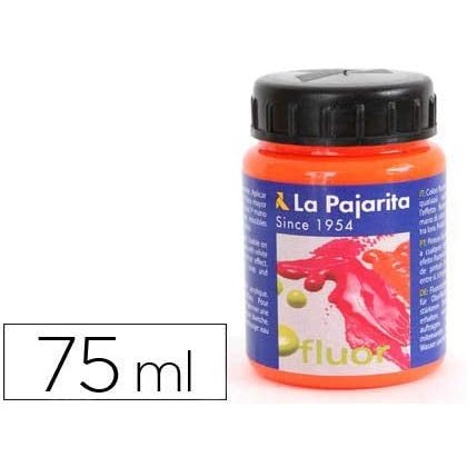 La Pajarita - PINTURA FLUORESCENTE F-02 NARANJA.75ML LA PAJARITA 116616