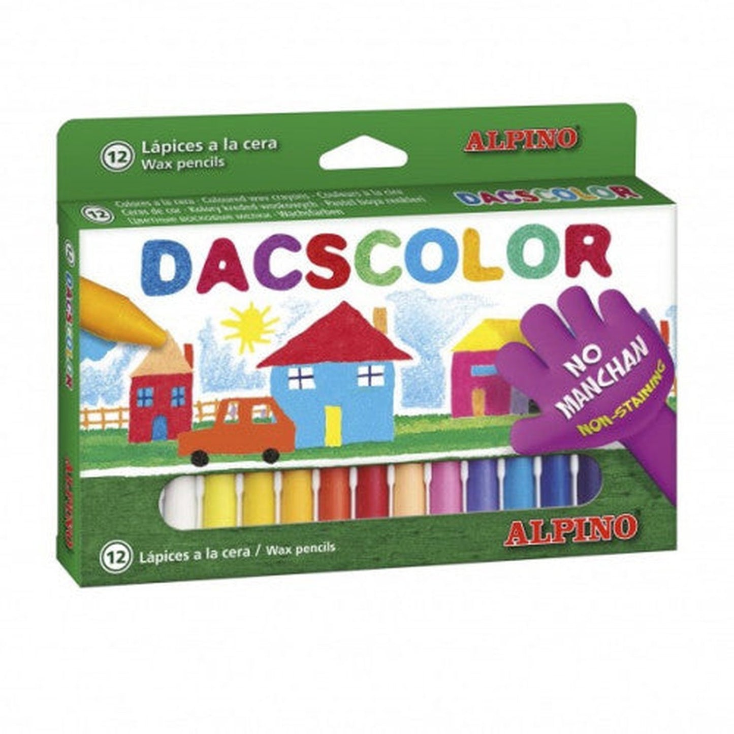 Dacs - ESTUCHE 12 CERAS DE COLORES DACSCOLOR DACS DC050290