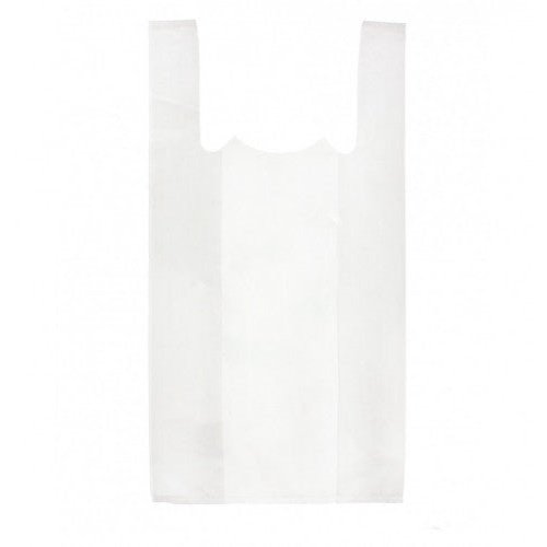 Sin Marca - PAQUETE 50 BOLSAS CAMISETA 42X28X53CM PLÁSTICO RECICLADO 200 MICRAS