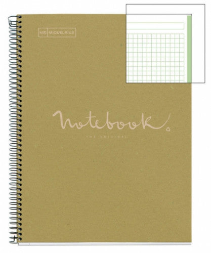 Miquelrius - CUADERNO 100% RECICLADO NB-1 A4 80HOJAS ECOVERDE EMOTIONS MR MIQUELRIUS 6091 Pack 5 Unid