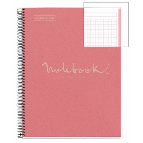 Miquelrius - CUADERNO 100% RECICLADO NB-1 A4 80HOJAS ECOROSA EMOTIONS MIQUELRIUS 6093