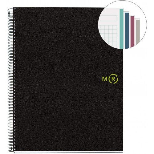 Miquelrius - CUADERNO 100% RECICLADO NB-4 A4 120HOJAS TAPAS POLIPROPILENO MIQUELRIUS 6038