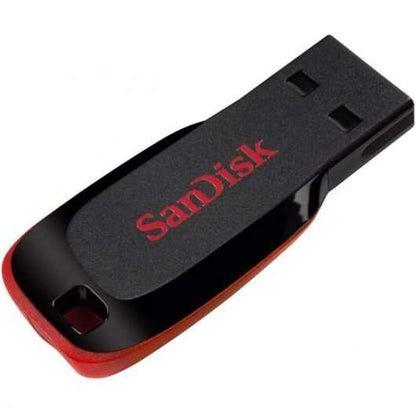 SanDisk - Cruzer Blade unidad flash USB 64 GB USB tipo A 2.0 Negro  Rojo