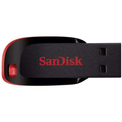 SanDisk - Cruzer Blade unidad flash USB 64 GB USB tipo A 2.0 Negro  Rojo