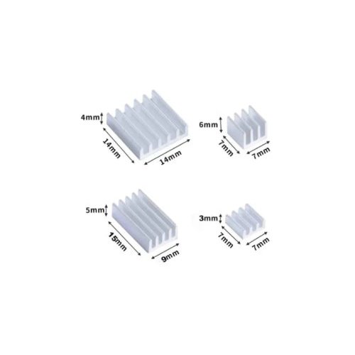 Raspberry Pi - RASPBERRY DISIPADOR  PACK COMPATIBLE PI 4