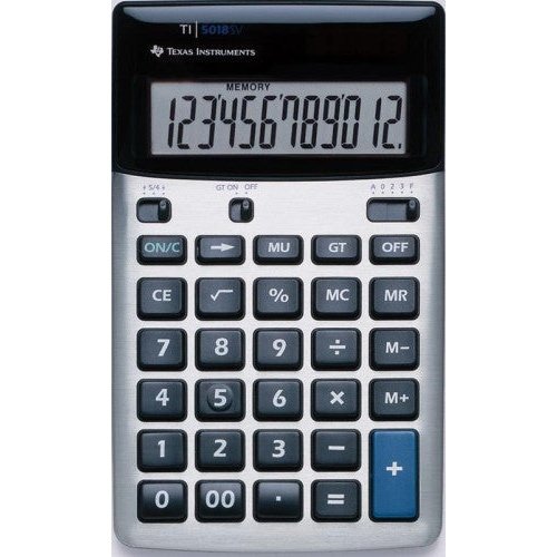 Texas Instruments - CALCULADORA MESA TEXAS TI-5018 SV 12 DIG