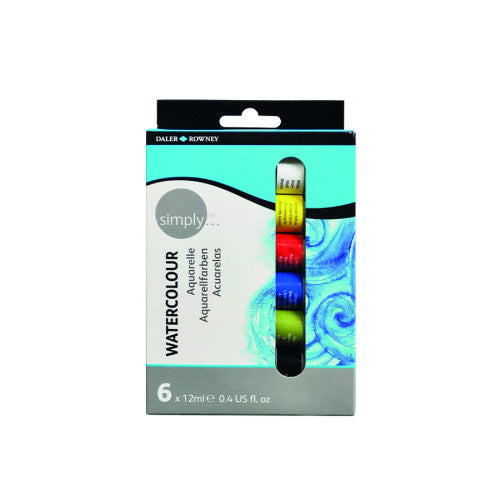 Sin Marca - SET ACUARELAS 6 X 12ML SIMPLY DALER ROWNEY D134500006