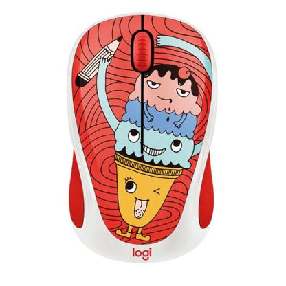 Logitech M238 Doodle Collection Raton Inalambrico USB 1000dpi - 3 Botones - Uso Ambidiestro 1 pieza(s)