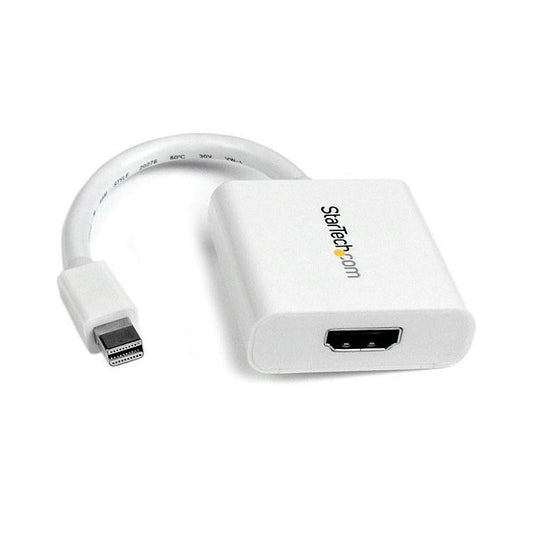 StarTech.com - Adaptador Conversor de Vídeo Mini DisplayPort DP a HDMI - 1920x1200 - Pasivo - Blanco